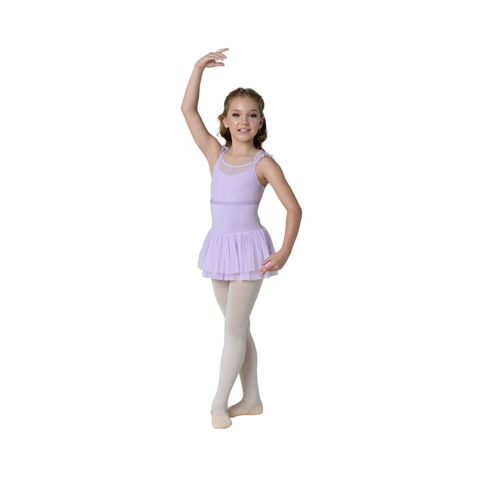 Dance Leotard Dress Danz N Motion 22203C-Bria Mesh Sparkle Ballet